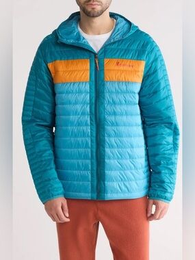 Cotopaxi Men’s Capa Channel Quilted Water Repellent Hooded Jacket - XXXL